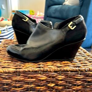 Leather ankle boots
